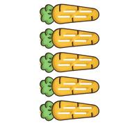 YROHGKPN 5 pentole a forma di carota, porta coperchio, tappetino scolapiatti, organizer antiscivolo per utensili da cucina, cucchiaio con design scanalato per cucinare, accessori da cucina