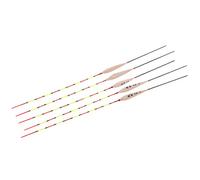 YROHGKPN 5 Pezzi Pali Da Pesca Per La Notte Lampeggiante Tackle Bacchette Luminose In Legno Accessori Con Piombo Pali Da Pesca E Bobbers Luce