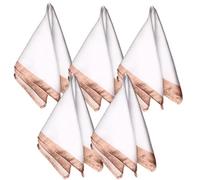 YROHGKPN 5 Scialle Quadrate Di Lusso Alla Moda Lusso Per Le Donne Morbido Sciarpa Dei Capelli Bellissimo Collo Da Donna Per Matrimoni E Banchetti Fazzoletti Per Uso Quotidiano, q, Taglia unica