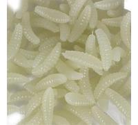 YROHGKPN 50 pezzi di esche da pesca morbide lombrichi esca di lombrichi odore di silicone artificiale accessori accessori per accessori flessibili in silicone acqua dolce