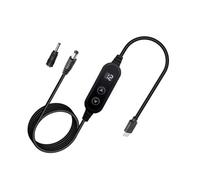 YROHGKPN 65W Ricarica Rapida USB C a DC5525 Cavo Adattatore Tensione Regolabile Uscita 1 Porta per Elettronica Uso per Tensione Regolabile Professionale Cavo di Ricarica Rapida