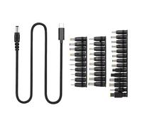 YROHGKPN Adattatore multiformato, DC5, 5 x 2, 1 mm a USB C, soluzione di ricarica 100 WPD, per le principali marche di laptop, laptop e cavo di ricarica