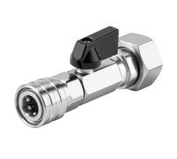 YROHGKPN Adattatore per tubo da giardino per conversione rapida da 1/4 pollici, con controllo e guarnizione filettata precisa, connettori a prova di perdite