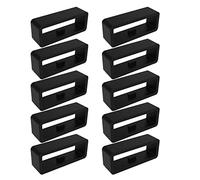 YROHGKPN Anelli di fissaggio per Suunto24 mm Band Security Loop Holder Keeper fermo connettore fisso in silicone 10 anelli in silicone per Smart Watch connettore traspirante supporto banda di