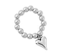 YROHGKPN Anelli geometrici unici alla moda con cordino elastico per feste gioielli alla moda per donne e ragazze gioielli a cuore geometrici, come descritto