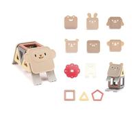 YROHGKPN Blocchi di costruzione magnetici Apprendimento 2D 3D Puzzle Primi Giocattoli Riconoscimento Spazio Per La Maneggevolezza Bambini Regalo Divertente Blocchi impilabili Per Bambini Bambini