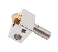 YROHGKPN Blocco riscaldante in alluminio di alta qualità, appositamente progettato per estrusore stampante 3D Mk10, kit blocco riscaldante, collo dell'ugello M7 con tubo in PTFE