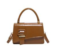 YROHGKPN Borsa a tracolla da donna multiuso con tracolla lunga regolabile e maniglia superiore in pelle PU piccola borsa a tracolla casual, marrone