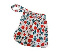 YROHGKPN Borsa a tracolla multiuso da donna in cotone con motivo floreale e tasca aperta grande per viaggiare tempo libero e shopping grande tasca avambraccio in cotone, rosa rossa