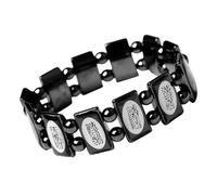 YROHGKPN Braccialetto colorato con perline a goccia, design per espressione di fede, comodo per l'uso quotidiano, collana a mano religiosa, Taglia unica, come descritto