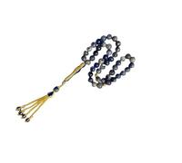 YROHGKPN Braccialetto elastico con nappe d'oro, con perle di pietra, 45 pezzi, 8 mm, pietre naturali, cordoncino elastico, unisex, festival, gioielli, regalo, perle di pietra, braccialetto elastico