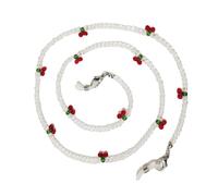 YROHGKPN Catena per occhiali da sole multifunzionale, supporto versatile per occhiali, gioielli da donna, con graziose ciliegie, porta occhiali alla moda, m, come descritto, come descritto