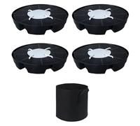 YROHGKPN Ciotola di irrigazione automatica per piante per interni ed esterni, rilevazione dell'umidità del suolo, facile da pulire Sottobicchieri per piante interne ed esterne