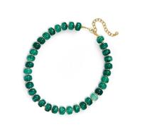 YROHGKPN Collana in acrilico colorato sovradimensionato, ciondolo a forma di cuore, perline a secchio, catena per clavicola da donna, gioiello leggero, as shown, Acrilico