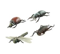 YROHGKPN Confezione da 4 insetti educativi per giocare all'aperto, aula, scoperta della scienza, giocattolo realistico per insetti