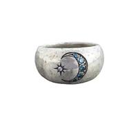 YROHGKPN Coppia Gioielli Alla Moda Sole E Luna Zirconia Anelli Struttura Lega Adatto Per Giovani Donne E Coppie. Regalo Stile Vintage Sole E Luna, come descritto