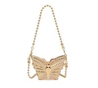 YROHGKPN Creativo Acrilico Portadocumenti Con Cinghia Della Catena Sera Tracolla Piccole Borse A Tracolla Per Gli appassionati Di Moda Elegante Borsa Donna, gold