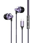 YROHGKPN Cuffie universali tipo C con cavo da 3,5 mm per giochi, musica, chiamate, bassi potenti, microfono con cancellazione del rumore, suono ad alta fedeltà nelle cuffie