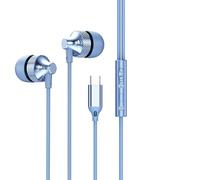 YROHGKPN Cuffie universali tipo C con cavo da 3,5 mm per giochi, musica, chiamate, bassi potenti, microfono con cancellazione del rumore, suono ad alta fedeltà nelle cuffie