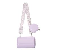YROHGKPN Denso Momchild Bag Set Sottile Crossbody Telefono Shipper Resistente all'abrasione PU Costruzione Tasca di Sicurezza Segreta per Rudimenti Organizzazione PU Hurl Bag, Viola