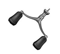 YROHGKPN Doppio levetto/singolo manico a mulinello per baitcasting, potenza avvitabile, braccio di ricambio