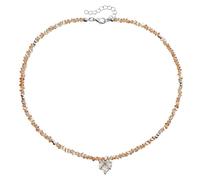 YROHGKPN Elegante gioiello di perle fatto a mano con ciondolo a forma di cuore per design moderno ed elegante, lunghezza regolabile, m, come descritto, come descritto
