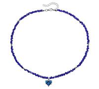 YROHGKPN Elegante gioiello di perle fatto a mano con ciondolo a forma di cuore per design moderno ed elegante, lunghezza regolabile, m, come descritto, come descritto