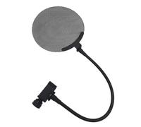 YROHGKPN Filtro anti scoppio microfono doppio metallo copertura parabrezza per podcaster e protezione vocale filtro microfono