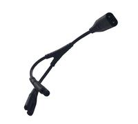 YROHGKPN IEC320 2 pin figura 8 maschio a 2 prese cavo IEC320 C8 maschio a 2 x C7 femmina Y Split connettori di alimentazione cavo