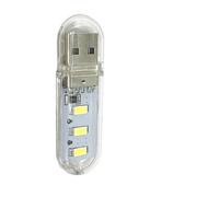 YROHGKPN Luce notturna USB a 6 LED su due lati, sufficiente per la lettura notturna e per l'uso decorativo come lampada da scrivania di notte