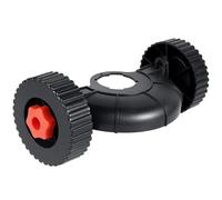 YROHGKPN Macchina per la cura del tosaerba, ruote stabilizzanti, rullo di supporto, struttura resistente alle intemperie, ruota di supporto per tosaerba