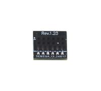 YROHGKPN Migliora la sicurezza dei sistemi TPM 2.0 Modulo di crittografia Scheda remota 12Pin SPI TPM2.0 per schede madri Scheda di crittografia