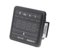 YROHGKPN Pannello di visualizzazione digitale facile da installare, con schermo LCD impermeabile per il monitoraggio del generatore, frequenza elettrica, tempo di esecuzione