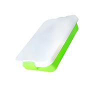 YROHGKPN Pattumiera sensoriale portatile, vassoio per sabbia, organizer per giocattoli per spiaggia e giochi all'aperto, organizzatore di design in plastica con coperchio, vassoio sensoriale della