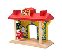 YROHGKPN Piattaforme pedagogiche in legno pedagogico set per scenari creativi e apprendimento giocoso binari in legno accessori