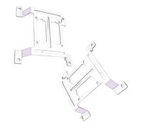 YROHGKPN Robusto supporto per raffreddamento ad acqua da 120 mm in metallo per migliorare la stabilità e il flusso d'aria, supporto per serbatoio PC