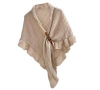 YROHGKPN Sciarpa da donna Per Avvolgere Per Ufficio Esterni Eleganti Sciarpe Oversize Mantello Cardigan Con Fronte Aperto Sciarpa Maglia Per Ragazze Sciarpe Per Il Tempo Libero, arancione, Taglia