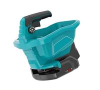 YROHGKPN Sega elettrica da giardino con 4 litri, 8 livelli di precisione e 6 angoli di dispersione. Seminatrice regolabile ergonomicamente