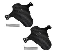 YROHGKPN Set di 2 parafanghi corti per bicicletta, compatibili con anteriore e posteriore, parafanghi fissi per forcella anteriore da 66 cm e 73,7 cm