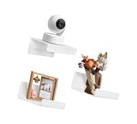 YROHGKPN Sistemi di archiviazione da parete antiscivolo Set da 3 pezzi Ripiano con capacità di carico pesante per elettronica Decorazione di case moderne Robusto supporto per telefono a parete