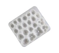 YROHGKPN Stampo in silicone realistico petalo per orecchini collane pendenti forma di gioielli personalizzata, Taglia unica, come descritto