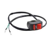 YROHGKPN Strumento Per Moto Interruttore a 2 Fili Semplice Interruttore ABS Resistente alle intemperie In Metallo Stabile Reazione Sconosciuta Facile Installazione Rapida della Parte Moto