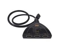 YROHGKPN Switcher HDTV compatibile 4K triplo display splitter con supporto universale per proiettori e monitor HDTV per home theater