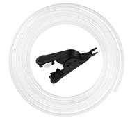 YROHGKPN Tubo in PTFE da 10 m con taglio preciso tubo resistente al calore per laboratorio P1P/P1S Stampante Aggiornamento Tubo Con Clip