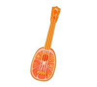 YROHGKPN Ukulele giocoso per bambini, in plastica, tema di frutta, chitarra a 4 corde per apprendimento musicale e interazione familiare, giocattolo divertente per bambini ukulele