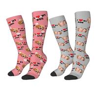 yrozvw 2PC calzini personalizzati per gli uomini/donne calzini personalizzati con foto novità divertimento calze di Natale regali