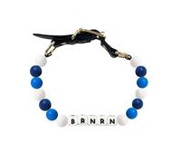 yrozvw Personalisierte Silikon Perlen Hundehalsband mit Namen benutzerdefinierte Name handgemachte Hundehalsband niedlich bunte Perlen Haustier Halsband für Hunde