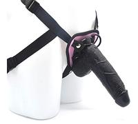 Yrrddxxoo 21 cm indossabile Strạp on D-idos con cintura regolabile, novità tọys per donne uomo giochi Dîdlos per lesbiche A15424 (colore : Nero)