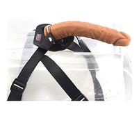 Yrrddxxoo - Dlos flessibile in silicone da 20,5 cm, per donne indossabili, giocattoli Yrrddxxoo, colore: beige