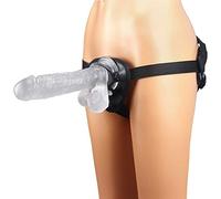 Yrrddxxoo Realistic Big impermeabile 24,0 cm di diametro dlos per donne con imbracatura regolabile giocattoli di imballaggio privato Yrrrddxxoo (colore: trasparente)